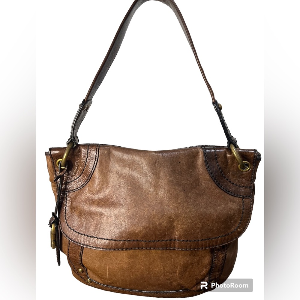 Vintage Leather Fossil Shoulder Purse
